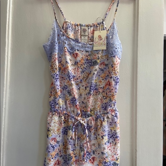 NWT In Bloom By Jonquil Floral Romper Sz M - Picture 11 of 12